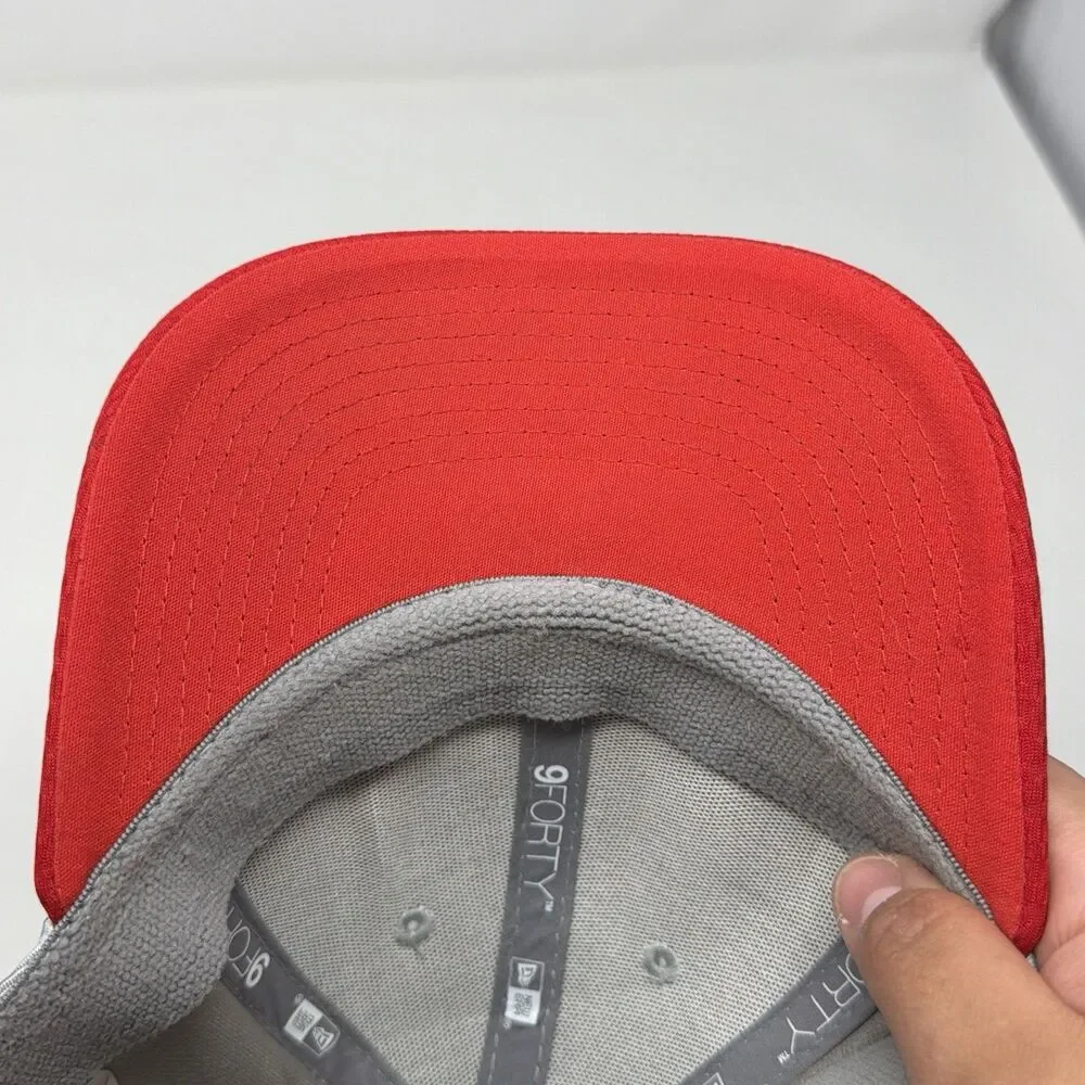 Kansas City Chiefs Youth New Era 9FORTY Gray Red NFL Snapback Hat